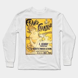 Poster for France Champagne (1891) by Pierre Bonnard Long Sleeve T-Shirt